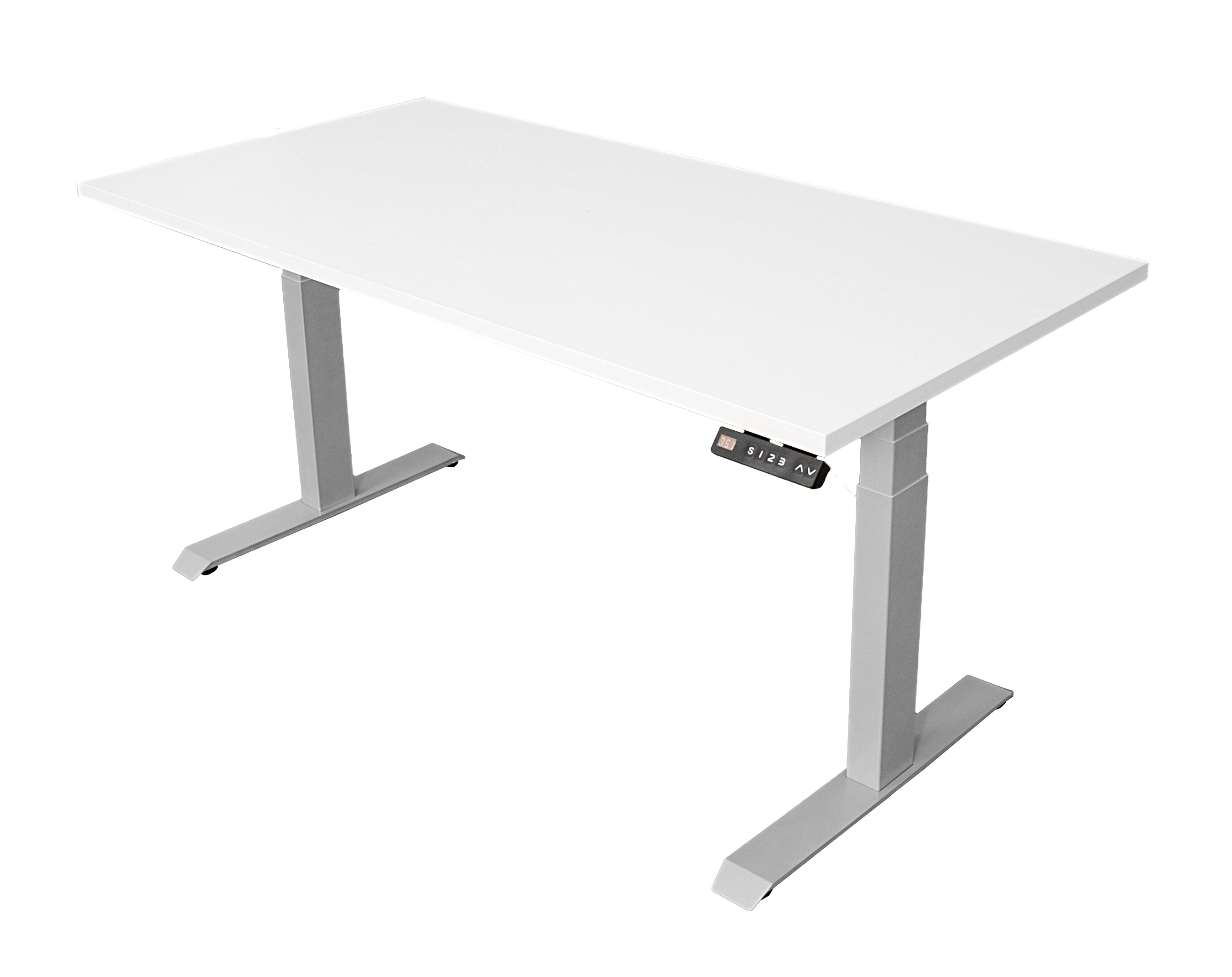 Schreibtisch - höhenverstellbar, 160 x 80 cm