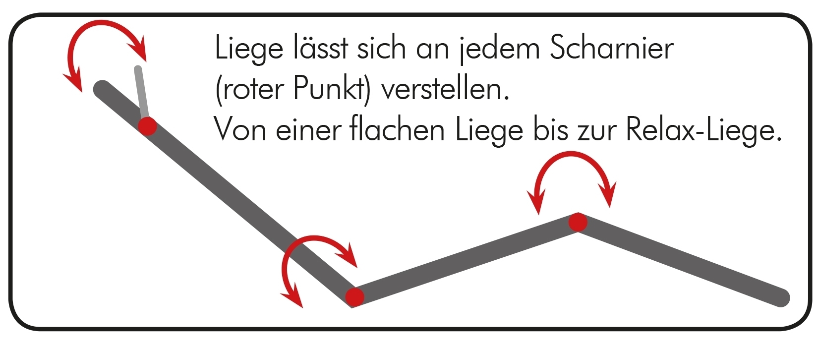 SITZFIX® MAXI grau - Ruheraumliege 2er-Set