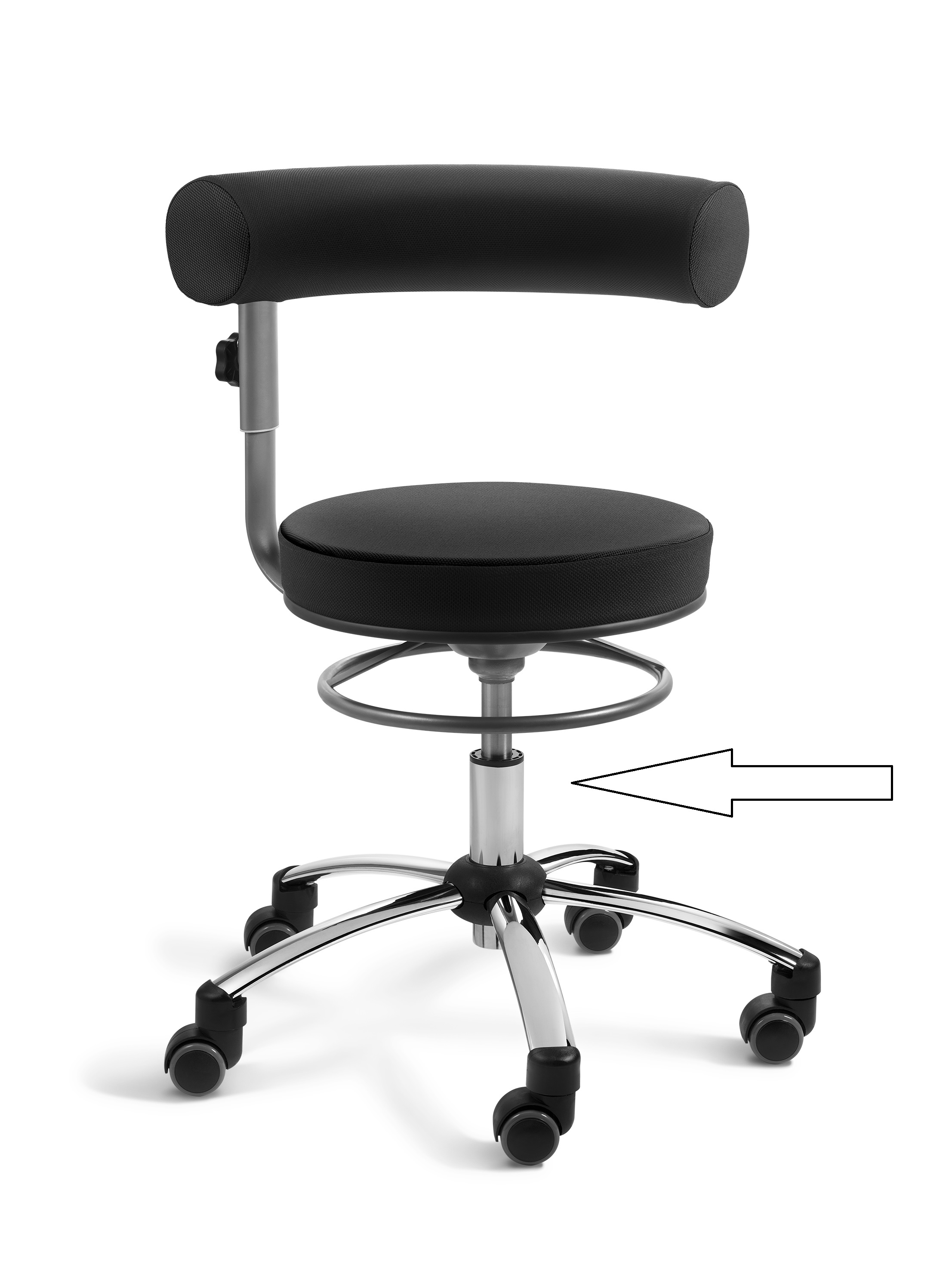 Sanus Ersatz Gasdruckfeder Sitzhöhe 52-72 cm