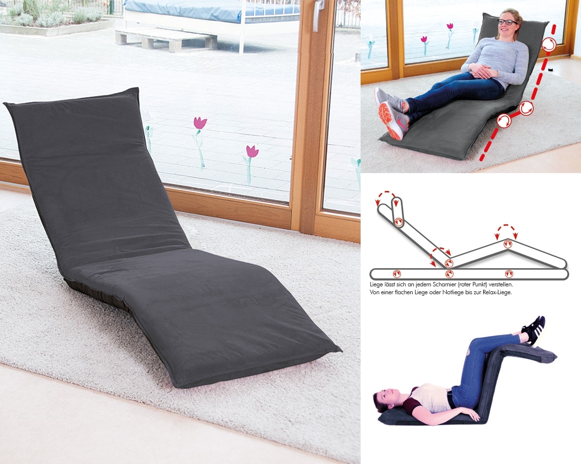 SITZFIX® MAXI grau - Ruheraumliege 2er-Set