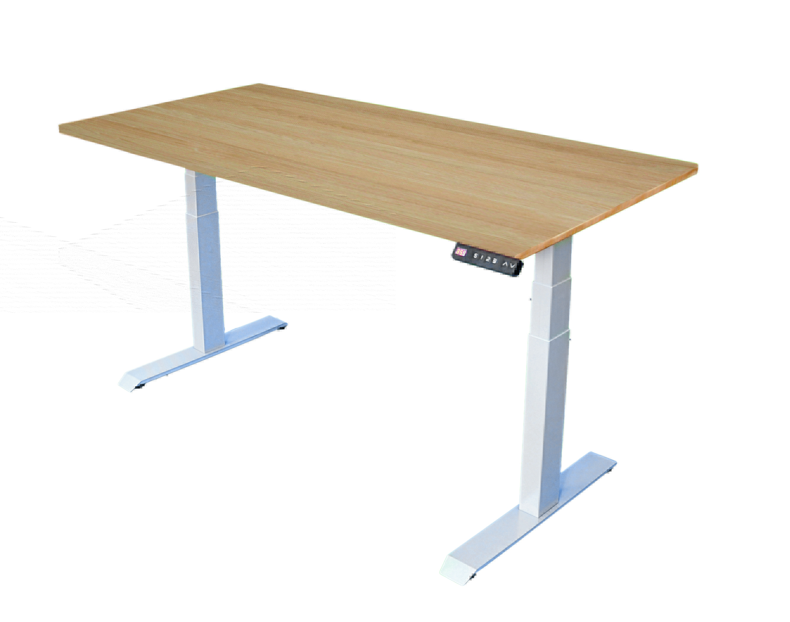 Schreibtisch - höhenverstellbar, 160 x 80 cm