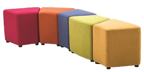 Sitzgruppe Regenbogen 5er-Set
