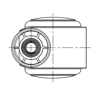Sanus Ersatzrolle leicht gebremst SLN Ø 50mm Stk